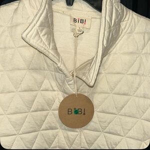 BiBi Cream Quilted Top